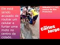 Veja vídeo-Centro de São Francisco-Ladrão foi reconhecido por populares e quase leva uma surra 