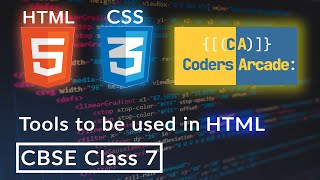 2. Tools to be used in HTML.