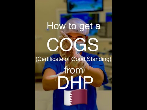 COGS (Certificate of Good Standing)Request Process in Qatar