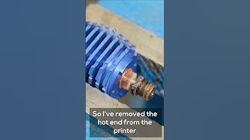 How to fix heat creep in your 3d printer hotend #shorts