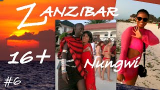 #6. Zanzibar-Tanzania-Nungwi. 16+! Sunset (закат) on Nungwi beach. Вечерняя тусовка на пляже Нунгви!