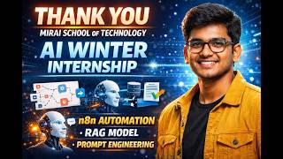 “AI Internship Experience – Project Breakdown &amp; Key Learnings”