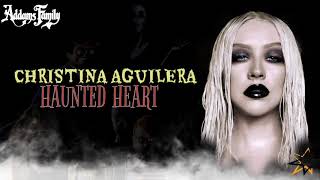 Christina Aguilera - Haunted Heart ( ADDAMS FAMILY OST ) KARAOKE with BACKING VOCALS