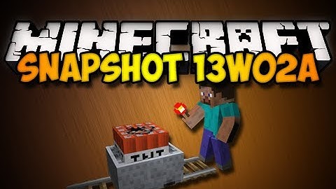 Minecraft Snapshot 13w02a - TNT MINECARTS, RE-NAMEABLE ITEMS, & MORE! (HD)