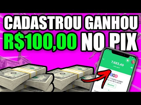 CADASTROU GANHOU R$10,00 NO PIX - APP para GANHAR DINHEIRO NO PIX - Como Ganhar Dinheiro na Internet