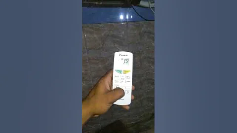 Daikin aircon error code check on remote handset