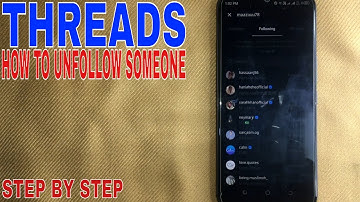 ✅  How To Unfollow Someone On Threads App 🔴