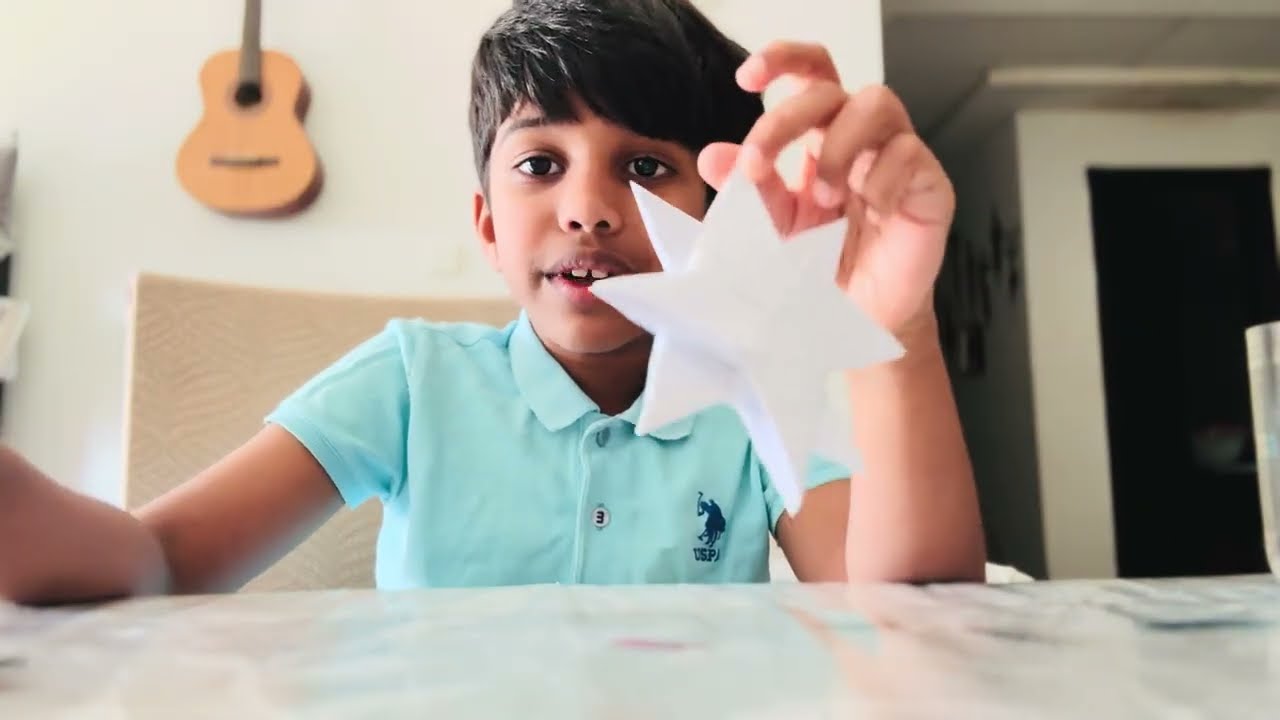 Easy Origami Ninja Star for Kids