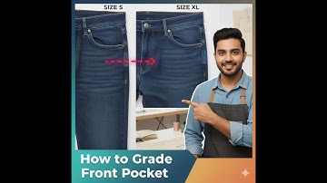 Front Pocket Grading Tutorial | Pattern Making for Beginners