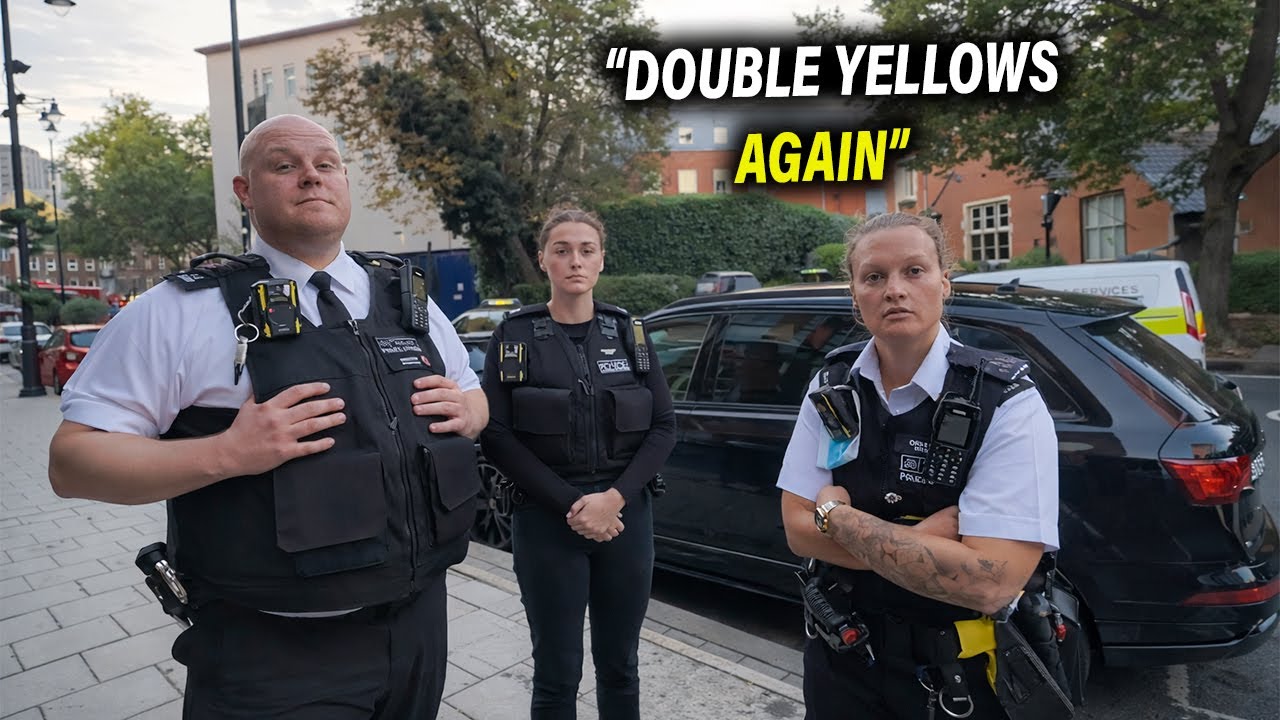 Brixton Police Station Caught Parking on Double Yellows Again