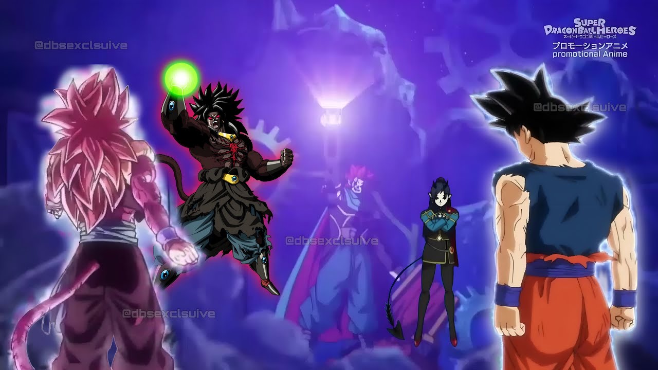 Super Dragon Ball Heroes Episode 47 Preview Dark Broly Vs Gogeta SSJ4 &  Goku!!! 