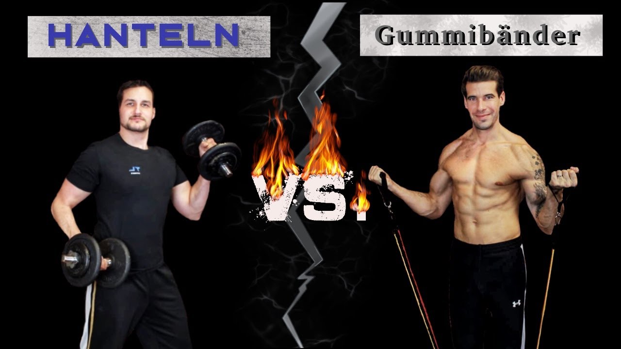 Hanteln vs Bänder I Was ist besser für´s Homeworkout? 💪 Hier der Vergleich I 