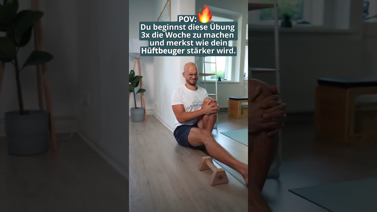Mit dieser Übung stärkst du dein Hüftbeuger 💪🏻 #hüftbeuger #hüftschmerzen #hüfte #bewegung