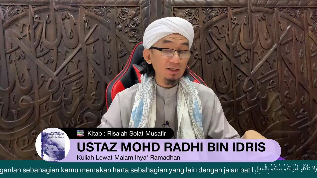 Kitab : Risalah Solat Musafir