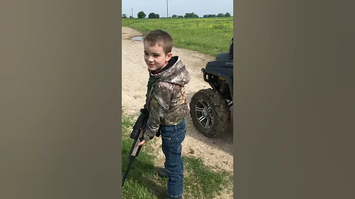 Shooting  my new gun pt1