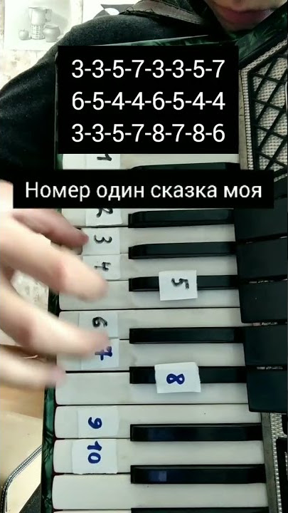 Как сыграть эту песню #4 | КЛАВИАТУРА С ЦИФРАМИ #ягодамалинка #хабиб #shorts
