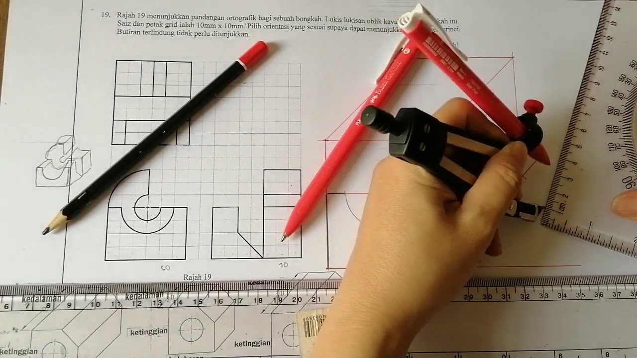ulangkaji peperiksaan 13 : lukisan oblik kavalier