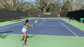 Lilly Caldwell College Tennis Recruiting Video (Class of 2024)