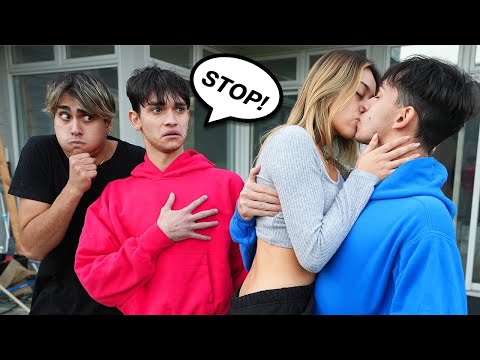 MAKING OUT IN FRONT OF FAMILY (BAD IDEA)