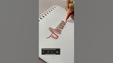 Name calligraphy✨🤩 #calligraphy for beginners✍🏻 #shorts #trending #youtube #handwriting #satisfying