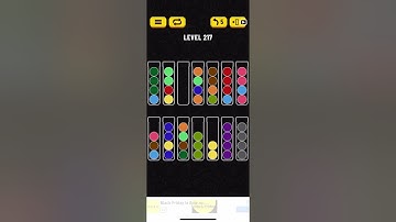 Ball Sort Puzzle 💡 Level 217 No Booster