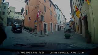 Driving Through Montalcino
