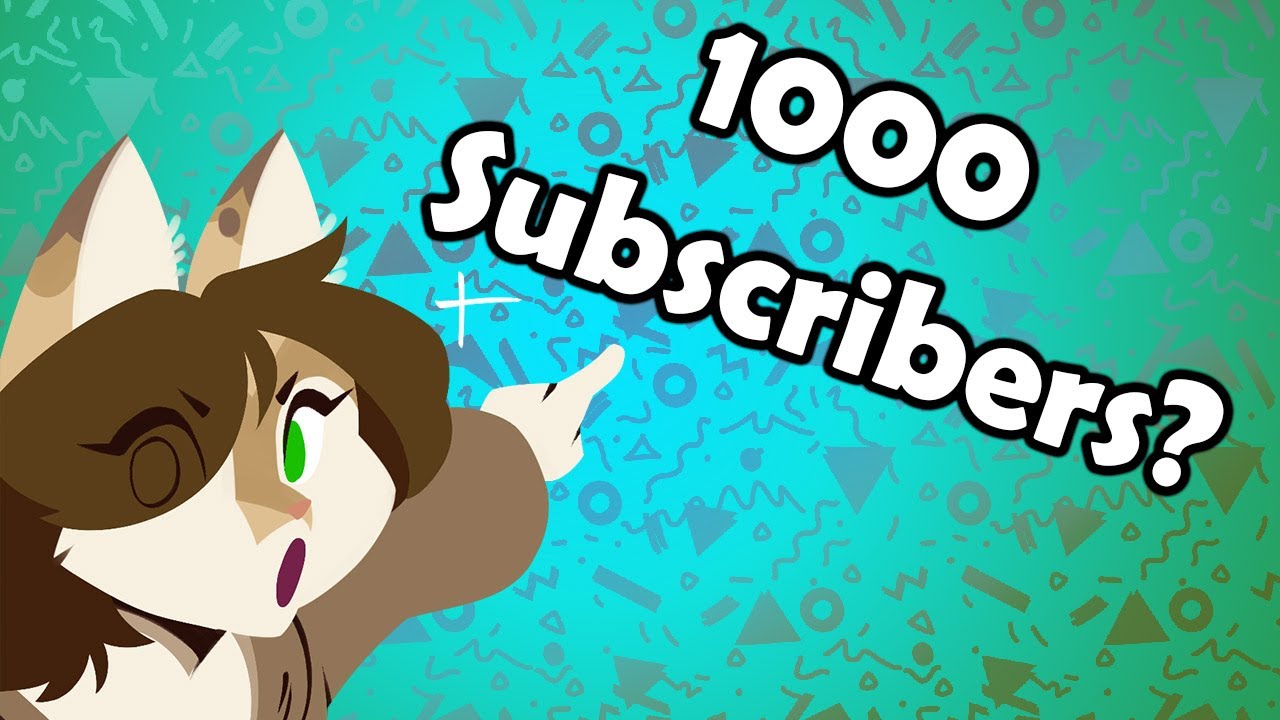 1,000 subscribers milestone?