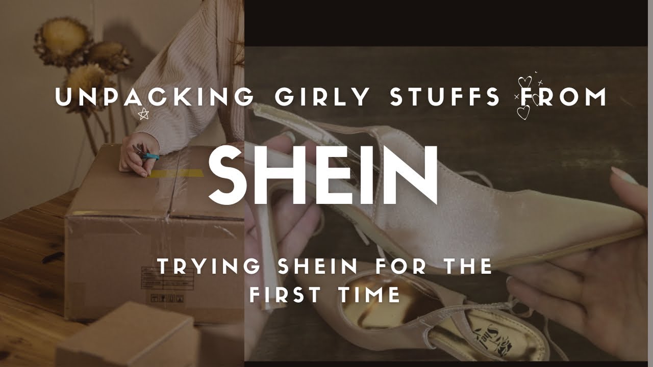 My first SHEIN order #unpacking #shein #girlystuff #firsttimer