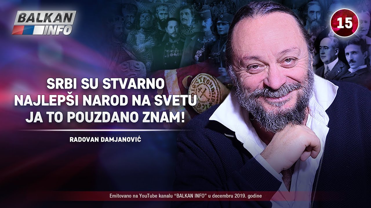 ⁣INTERVJU: Radovan Damjanović - Srbi su najlepši narod na svetu, ja to pouzdano znam! (25.12.2019)