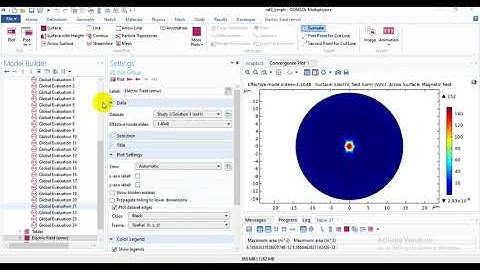 Mode Field Diameter and Beat Length calculation
