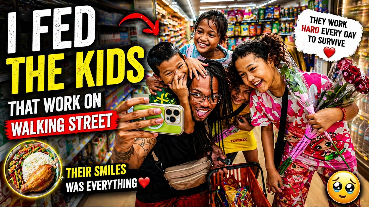 Я кормил детей, которые каждый день работают на улицах.