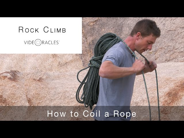 How to Coil a Rock Climbing Rope 