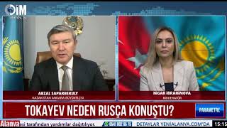 Kazakistanın Ankara Büyükelçisi Abzal Saparbekuly Kazakistan Olaylarını Canlı Yayında Anlattı.