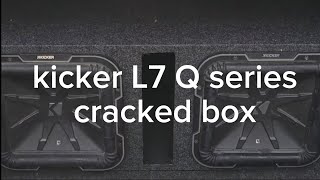 Kicker l7 12" subwoofer with hifonic amp a2000.1d