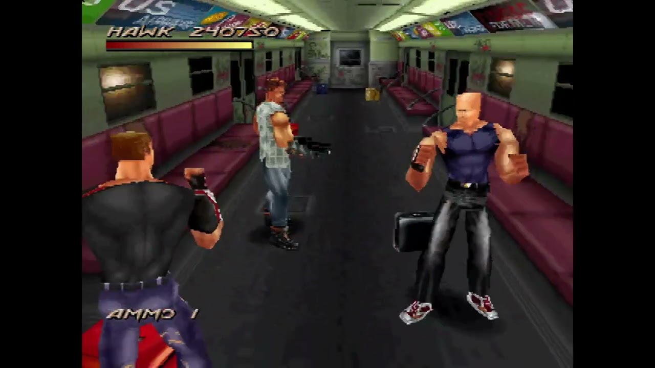 12 Fighting Force Stage 12 The Train | Hawk