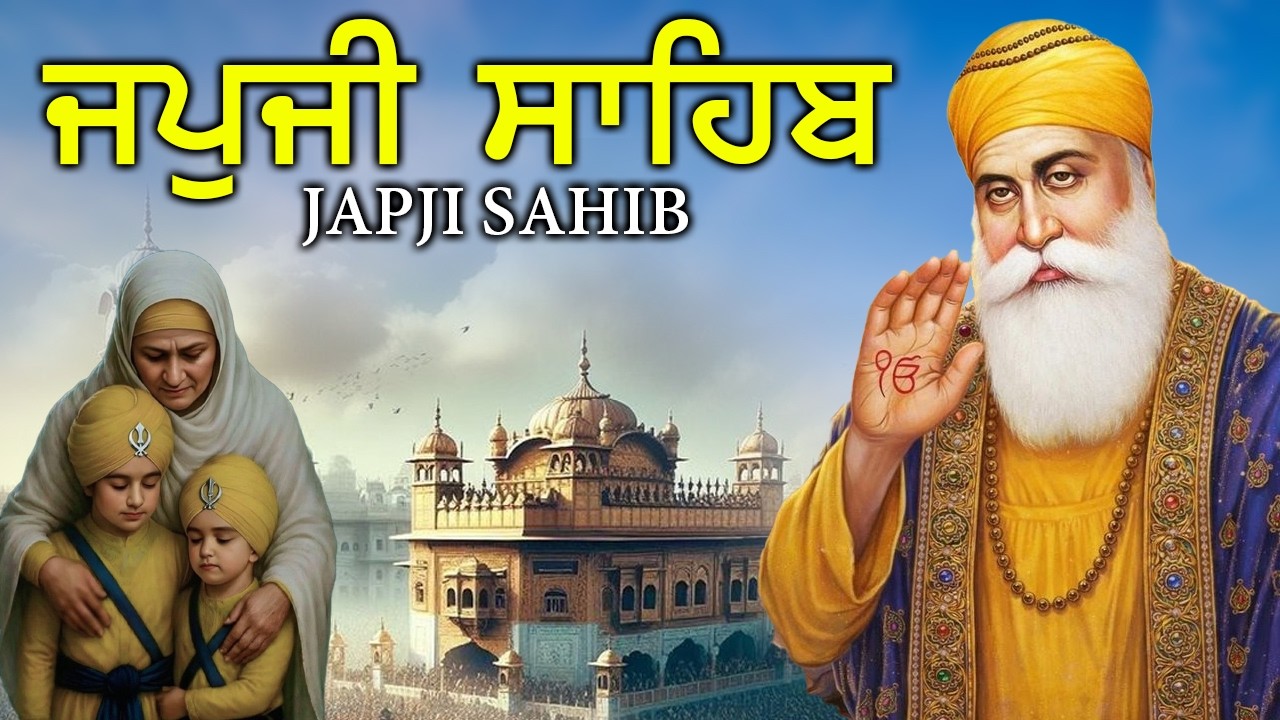Morning Prayer (ਜਪੁਜੀ ਸਾਹਿਬ )Japji Sahib - In Very Sweet Voice - Lyrical Video #punjabi #japjisahib