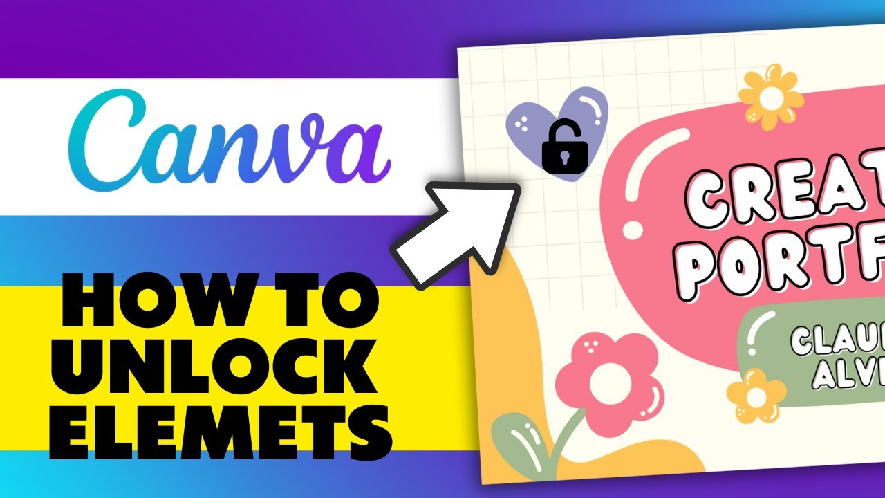 How to Unlock Elements in Canva - YouTube