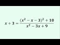 Three key tactics for solving rational equations | Math Olympiad