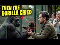 Gorilla Mom Hands Her Baby to a Visitor — What Happened Next Will Break Your Heart !