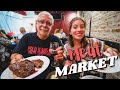 Uruguayan ASADO GRILL 🥩  | Eating BBQ at the MEAT MARKET (Mercado del Puerto) in Montevideo, Uruguay