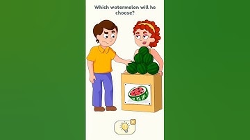 Dop2 | level 1054 | Which watermalon will he choose? | delete one part | #dop2 #solve #shorts