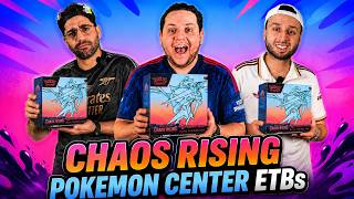 We Opened the NEW Chaos Rising Pokémon Center ETBs… Did We Pull GRENINJA?! 👀