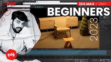 3ds Max + Vray Tutorial in Tamil., Step by Step Beginner Guide