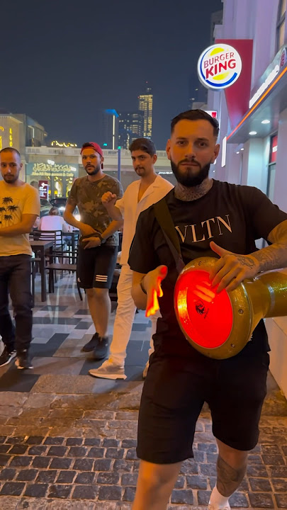 I beat darbuka to see reaction in Dubai🇦🇪 #alrafaelo #darbuka #dubai
