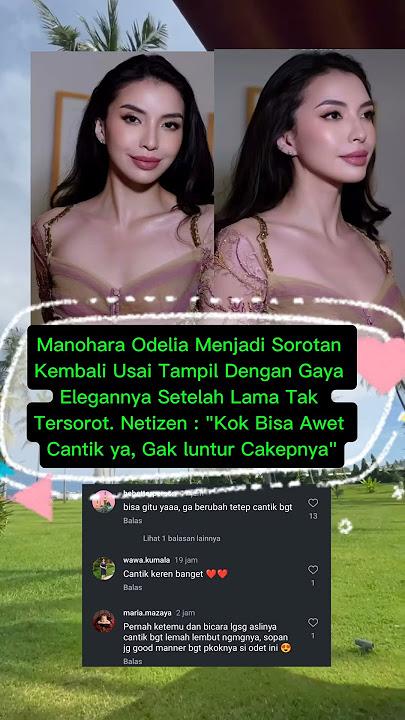 Manohara Odelia Tampil Anggun Setelah Lama Tak Tersorot