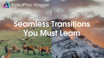 Do this Top 2 Seamless Transitions (Speed Ramp & Zoom) in ONE Minute | FREE VideoProc Vlogger
