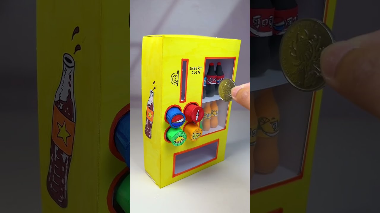 Manual DIY Vending Machine Diy Craft Handmade