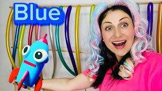 If You’re Happy and You Know It with Rocket Balloons 🚀 | Learn Colors for Kids | Balloon Queen 🎨