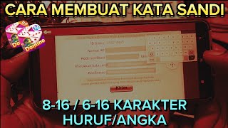 ✅CARA BUAT PASSWORD 8-16 / 6-16 KARAKTER ANGKA DAN HURUF DI APLIKASI HIGGS DOMINO