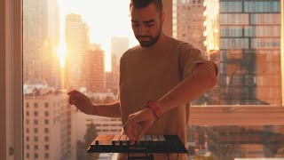 Live Looping With Ableton Push 2 While The Sun Sets Over Los Angeles